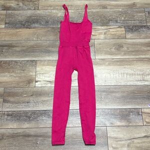 FP Movement Free People Good Karma Onesie Dark Pink XS/S NWOT